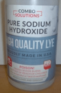 Recalled Combo Pure Solutions Sodium Hydroxide